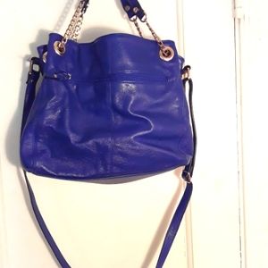 Audrey Brooke genuine leather crossbody bag.